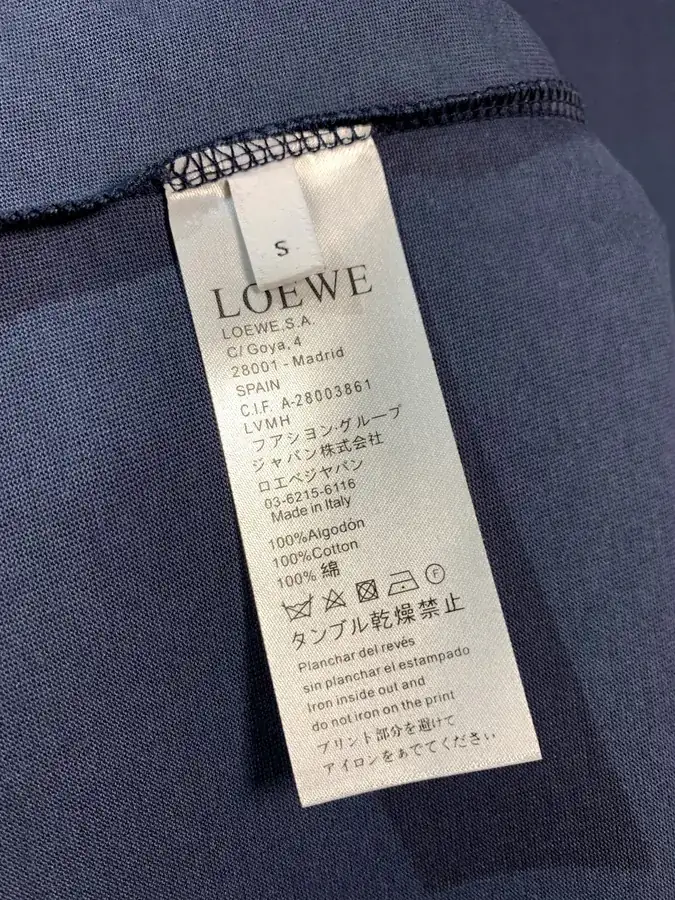LOEW 罗意威 Paula’s 海岛圆领短袖T恤