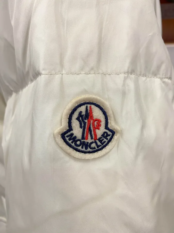 Moncler Fox Fur Trim Long Coat for Women