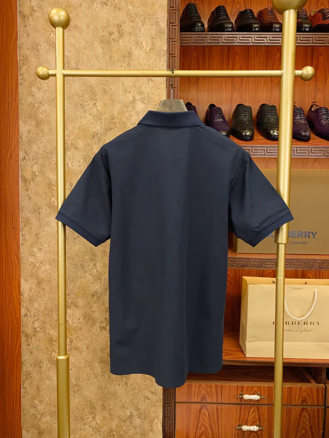 BBR Polo Shirt Classic Collar with Embroidered Lettering, Premium Fabric