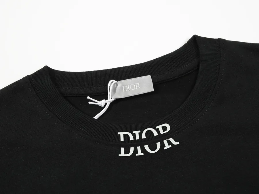 CD Di*Or Print Letter T Shirt Premium Cotton, Minimalist Design