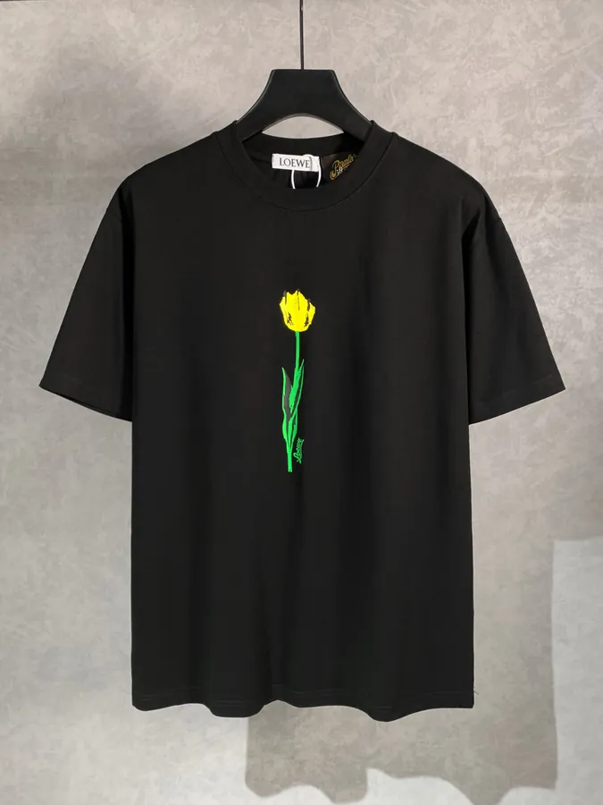 LOEW T恤 with Tulip Pattern, Ice Sensing Sorona Fabric