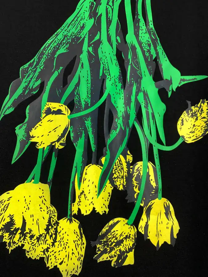 LOEW T恤 with Tulip Pattern, Ice Sensing Sorona Fabric