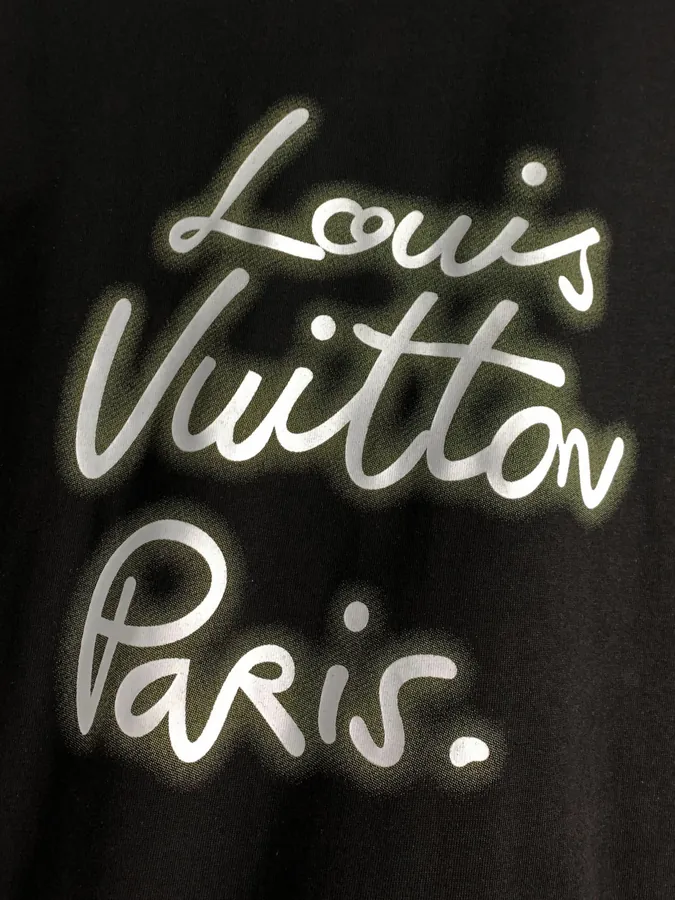 1V Loro Piana New Creative Letter Short Sleeve T shirt