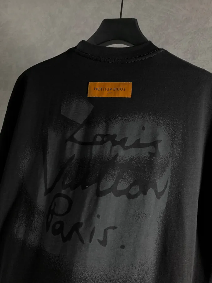 1V Loro Piana New Creative Letter Short Sleeve T shirt