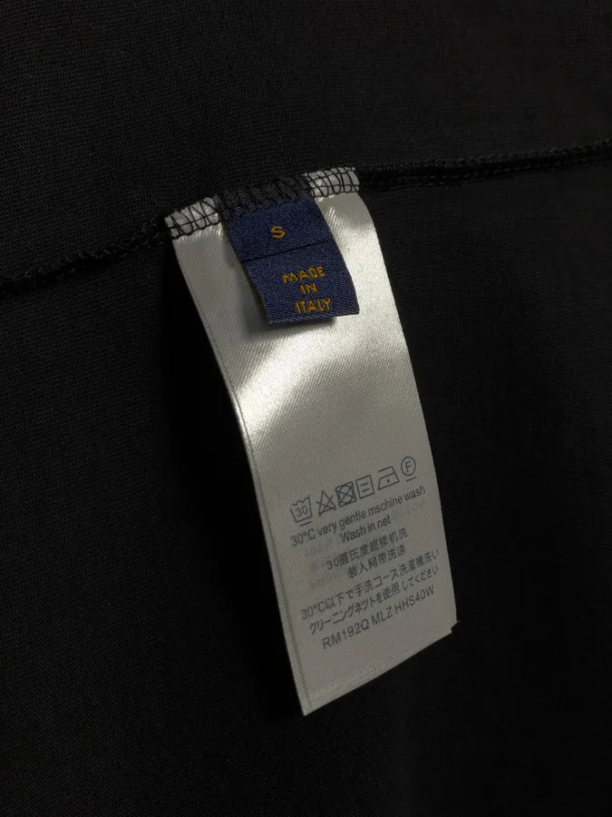 1V Loro Piana New Creative Letter Short Sleeve T shirt
