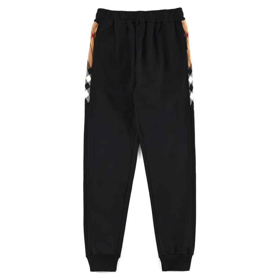 BURBERRY Classic Tartan Patch Logo Trousers