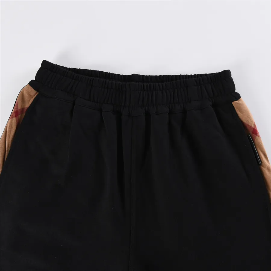 BURBERRY Classic Tartan Patch Logo Trousers