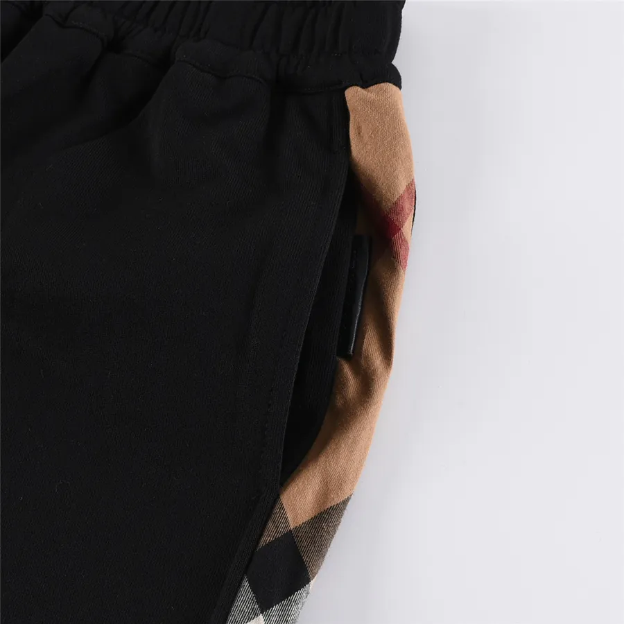 BURBERRY Classic Tartan Patch Logo Trousers