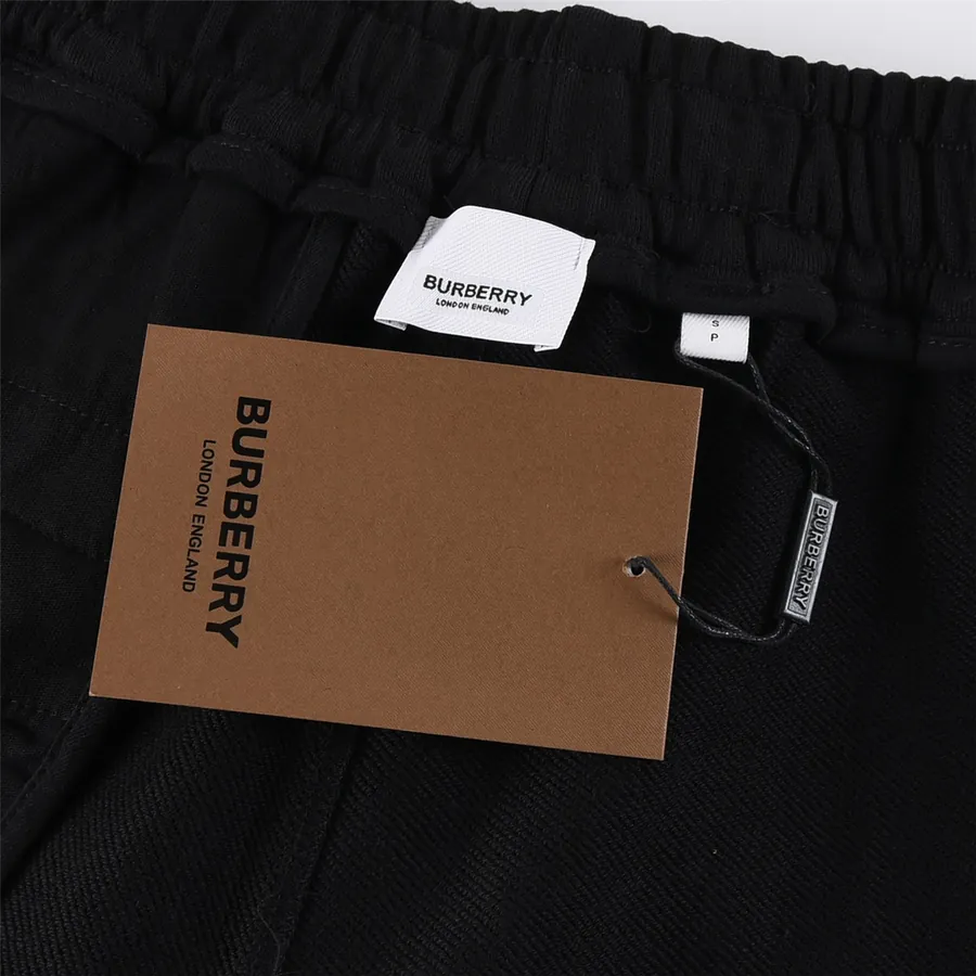 BURBERRY Classic Tartan Patch Logo Trousers