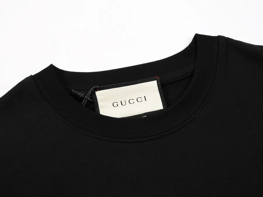 Double G Embroidered Letter T Shirt