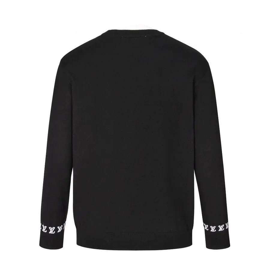 1V Lucci 24SS Letter Long Sleeve Sweater