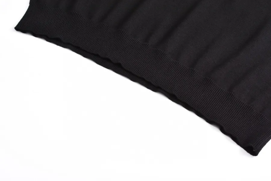 1V Lucci 24SS Letter Long Sleeve Sweater