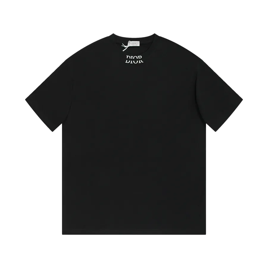 CD Di*Or Print Letter Short Sleeve T Shirt