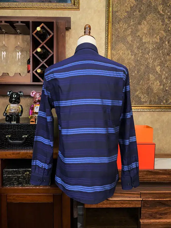 Hermès Men's Shirt Premium Fabric, Perfect Fit