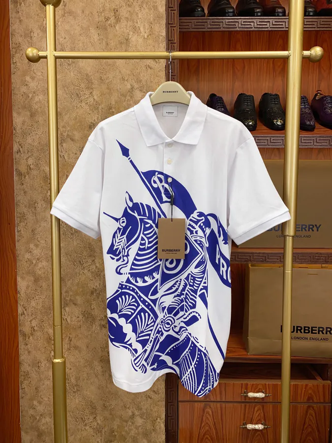 BBR Barbour High End Polo Shirt, Classic Design, Short Sleeve