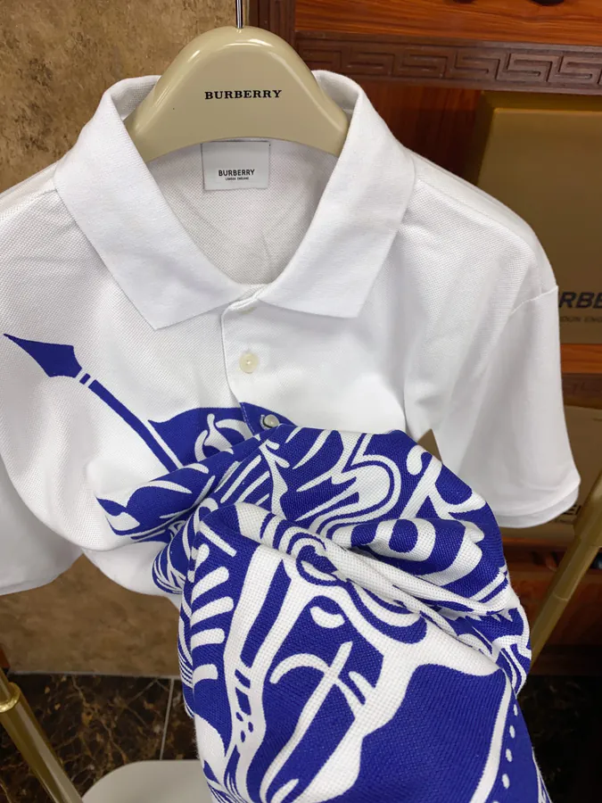 BBR Barbour High End Polo Shirt, Classic Design, Short Sleeve