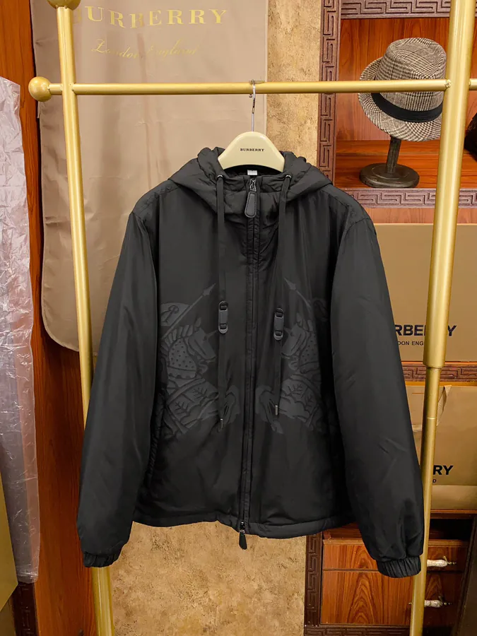 Burb Barbour Winter New Riding Jacket Thick Warm Windproof Hooded Casual