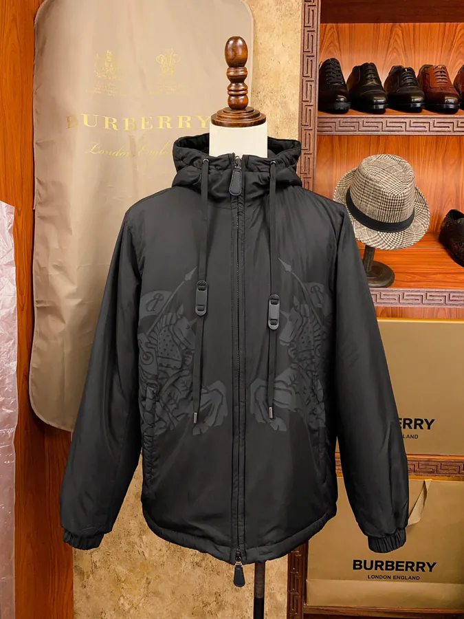 Burb Barbour Winter New Jacket Thick Warm Windproof Hooded Casual