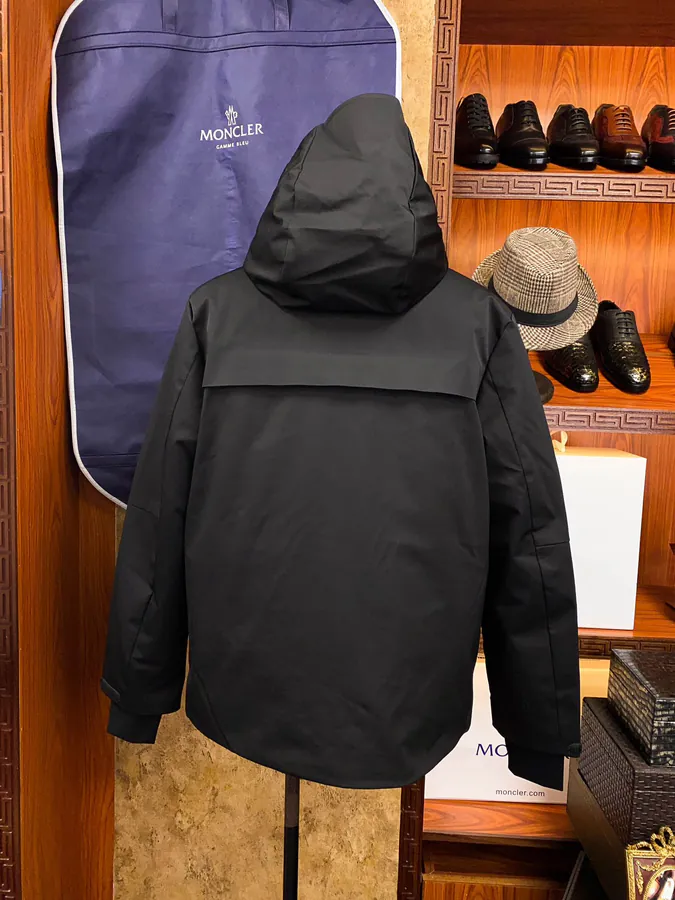 Moncler Ski Jacket Premium Quality, Black and Navy Blue, Outdoor Style