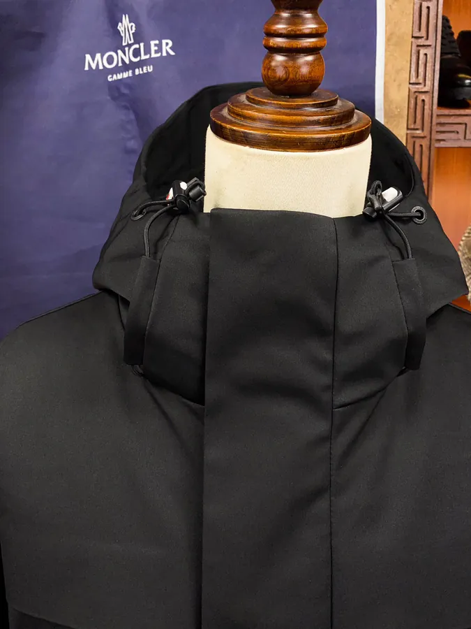 Moncler Ski Jacket Premium Quality, Black and Navy Blue, Outdoor Style
