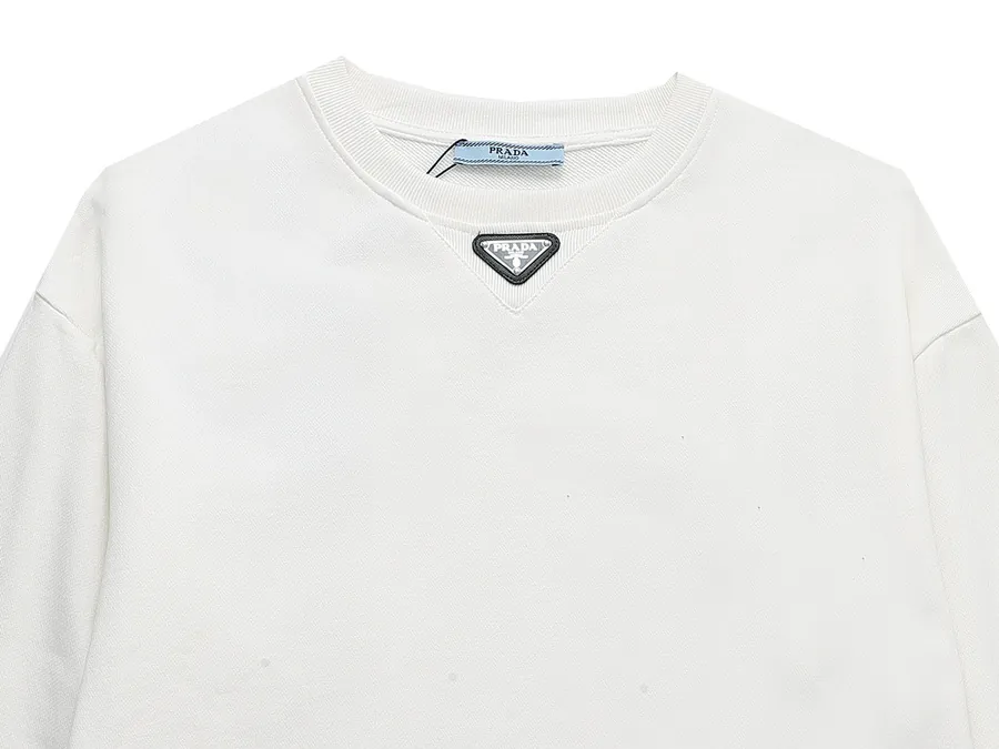 PRAD Metal Triangle Logo Classic Vintage Hoodie