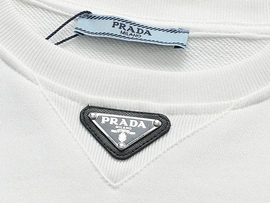 PRAD Metal Triangle Logo Classic Vintage Hoodie