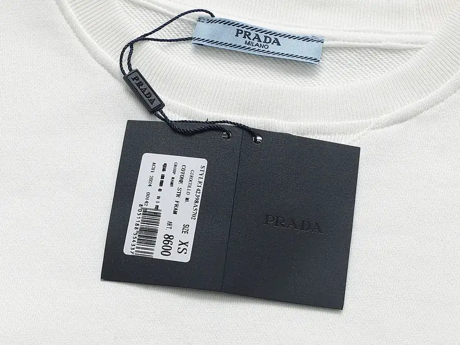 PRAD Metal Triangle Logo Classic Vintage Hoodie