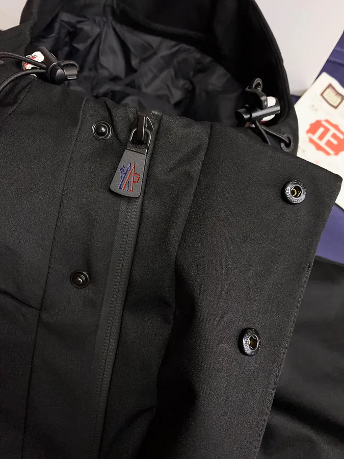 Moncler Ski Jacket Premium Quality, Black and Navy Blue, Outdoor Style