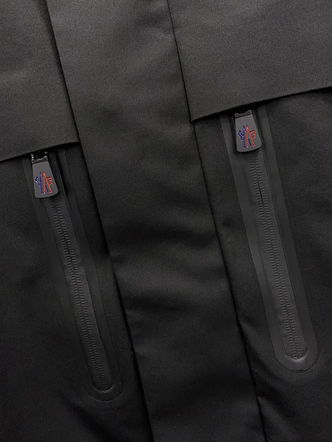 Moncler Ski Jacket Premium Quality, Black and Navy Blue, 95% Down Fill