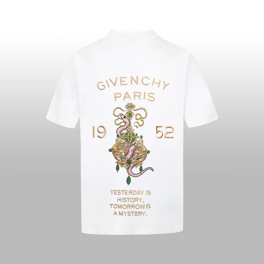 GIVENCHY Embroidered Logo情侣款Short T