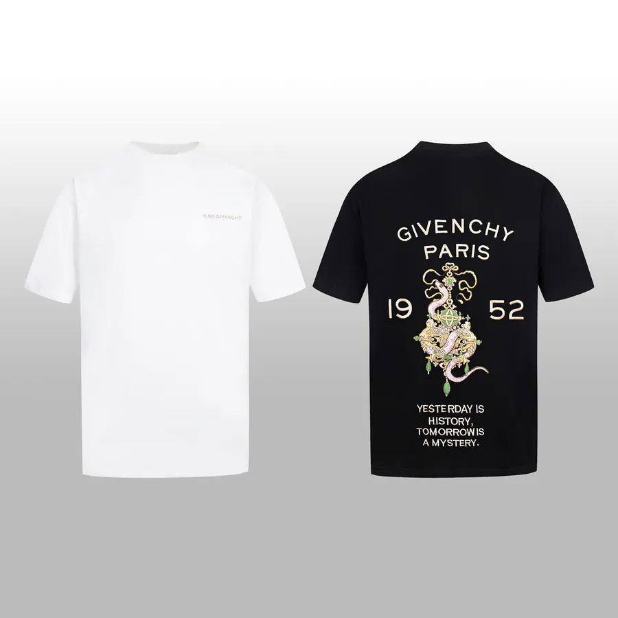 GIVENCHY Embroidered Logo情侣款Short T