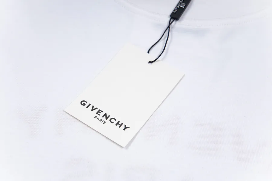 GIVENCHY Embroidered Logo情侣款Short T