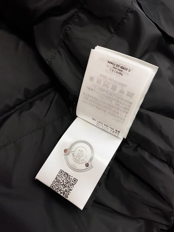 Moncler Fox Fur Trim Down Jacket for Women Long Length