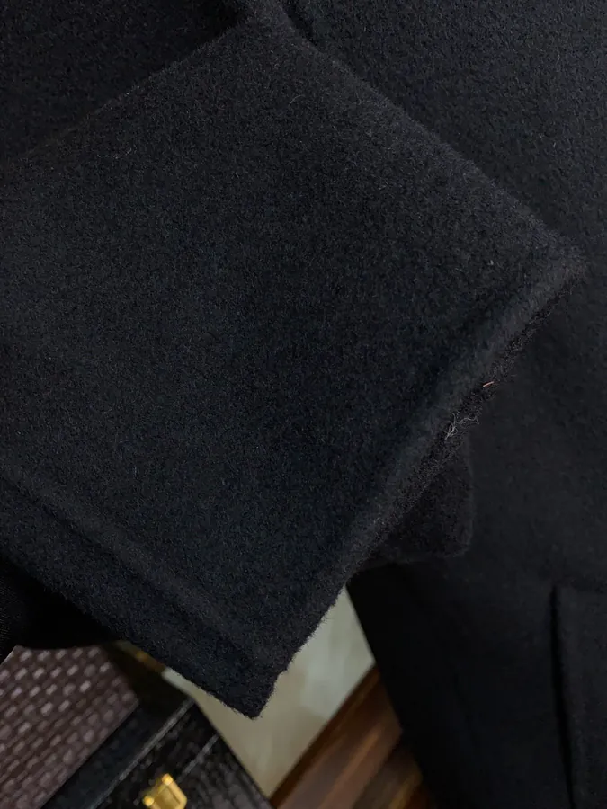 Loro Piana Wool Blend Coat Classic Elegance