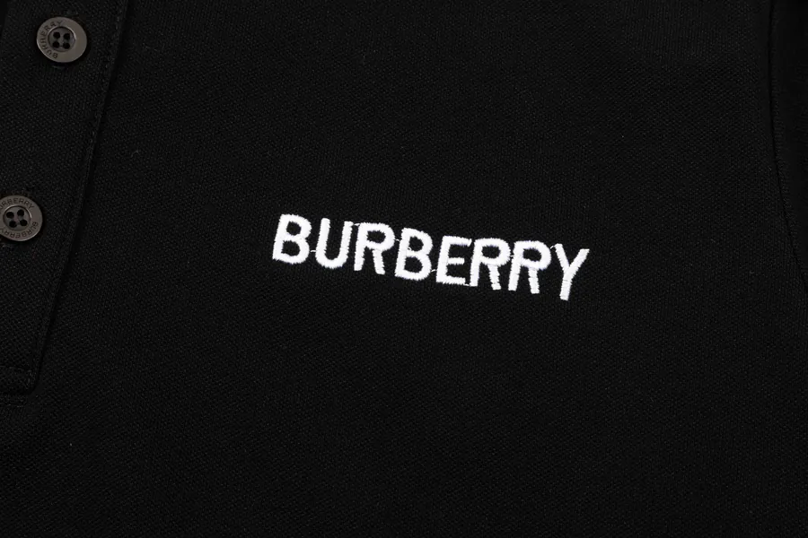 BBR Polo Shirt Classic Collar with Embroidered Lettering, Premium Fabric
