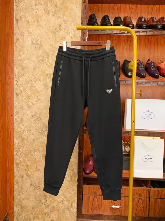 PRAD Logo Plain Cotton Drawstring Sporty