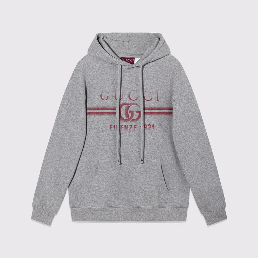 Gucci Oversized Hoodie with Double G Print Unisex