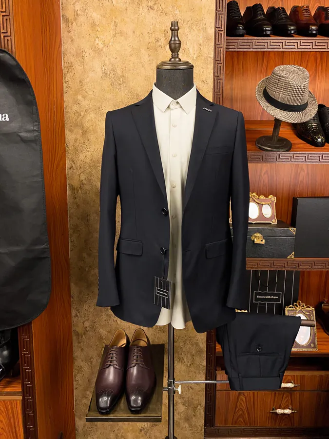 New Arrival Premium Suit Set Wool Blend 50% + Polyester 50%