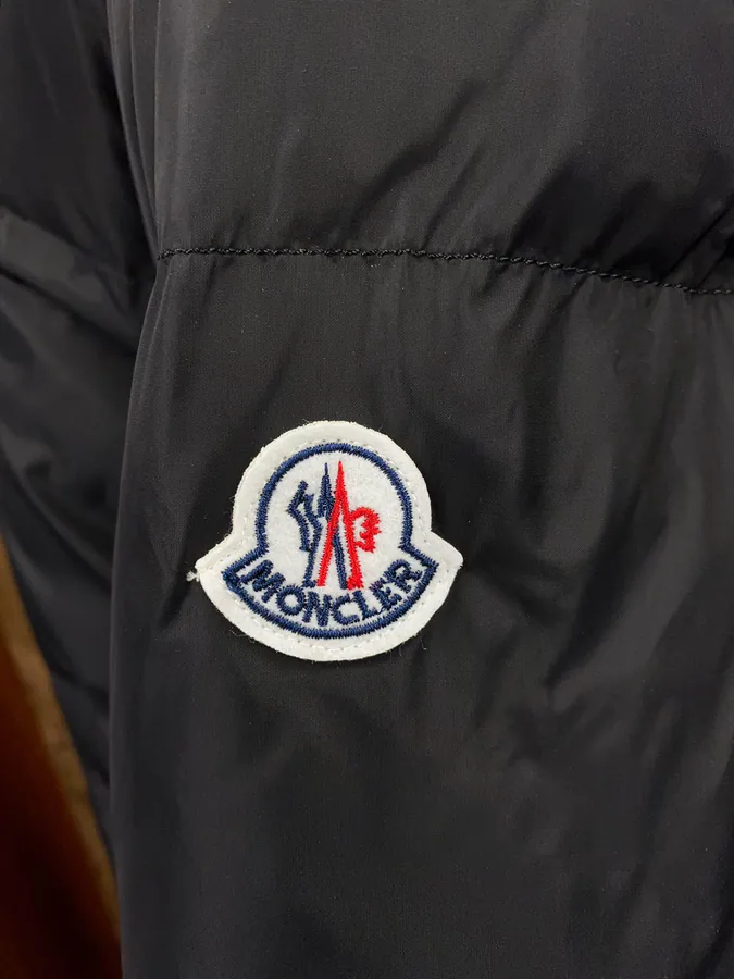 Moncler Fox Fur Trim Long Coat for Women