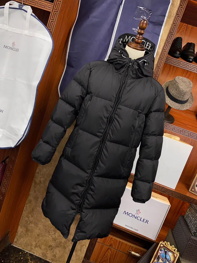 Moncler Men's Hooded Down Jacket 80s Inspired Design