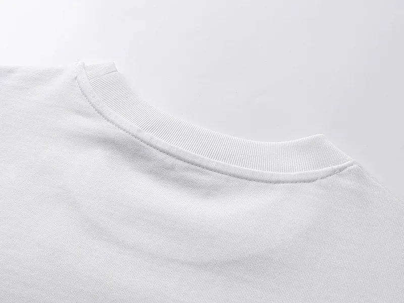 Gucci 24ss立体净色刺绣圆领T恤 Loose Fit, Unisex