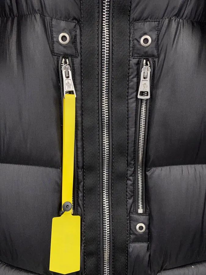 Moncler Men's and Women's Jacket Grey and Black