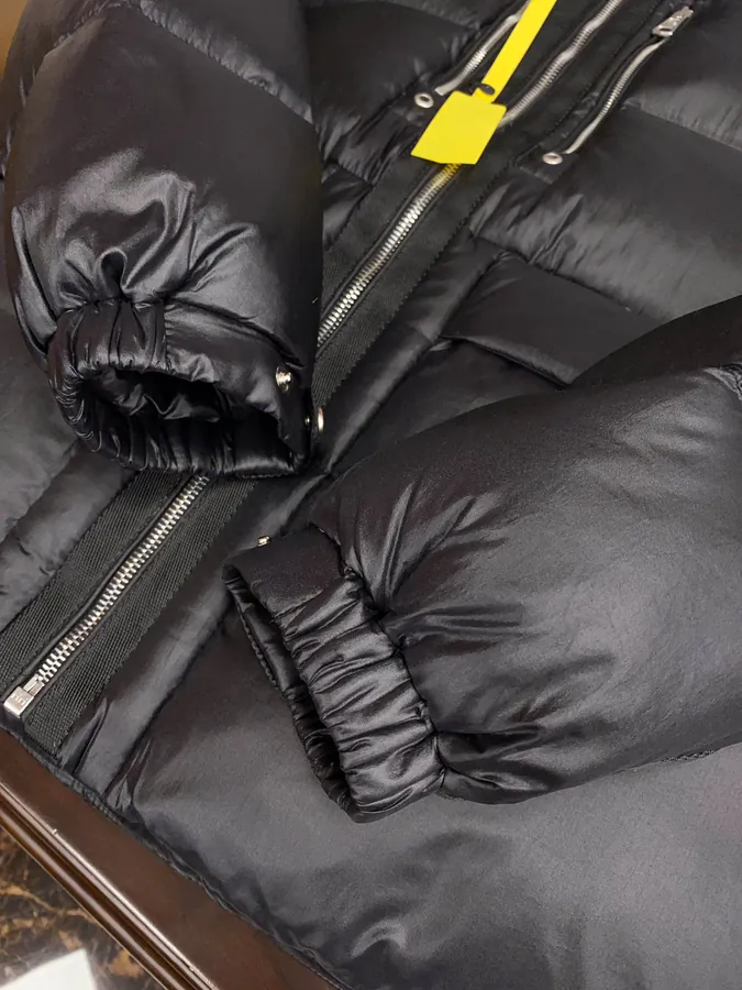 Moncler Men's and Women's Jacket Grey and Black