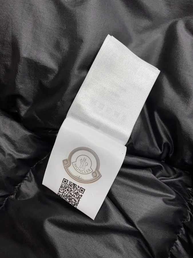 Moncler Men's and Women's Jacket Grey and Black Classic Design