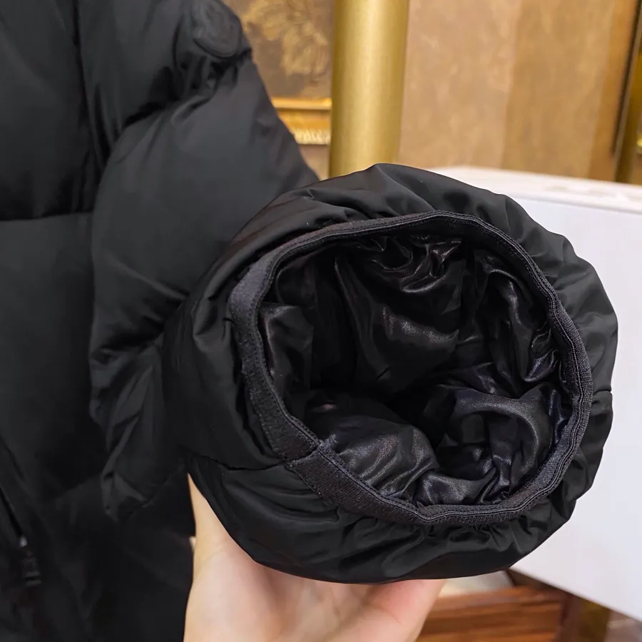 Moncler Men's and Women's Hooded Down Jacket with 80s Style Design