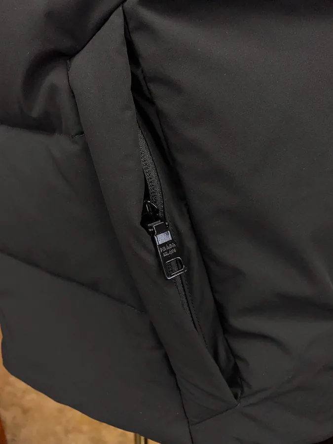 Premium Down Vest from PRAD 2023 Autumn Winter New Tri Logo Hooded Vest