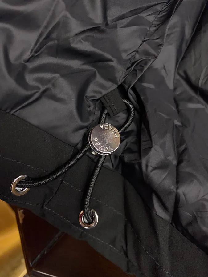 Premium Down Vest from PRAD 2023 Autumn Winter New Tri Logo Hooded Vest