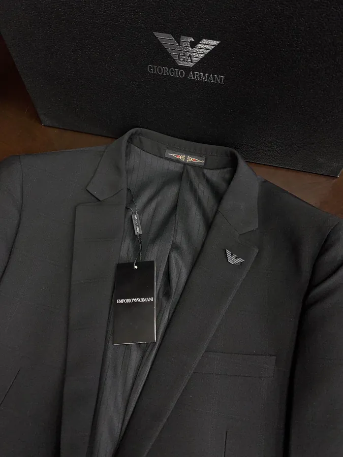 Armani Men's Business Suit Set Premium Leisure Suit and Trousers
