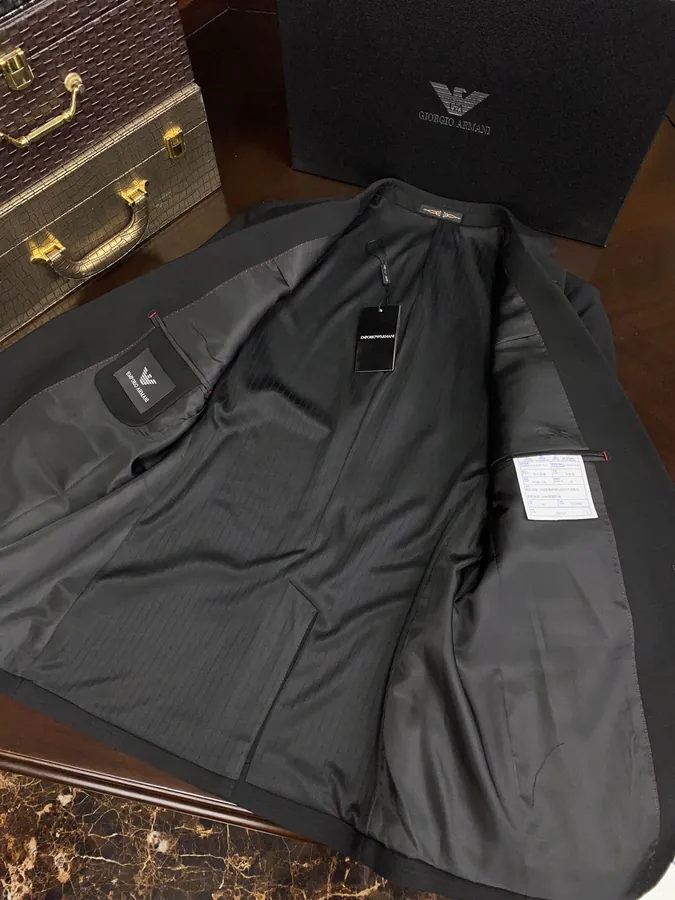 Armani Men's Business Suit Set Premium Leisure Suit and Trousers