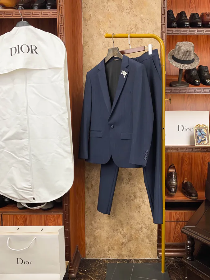 CD Dior Exclusive Noble Suit Set Business Formal Suit and Trousers